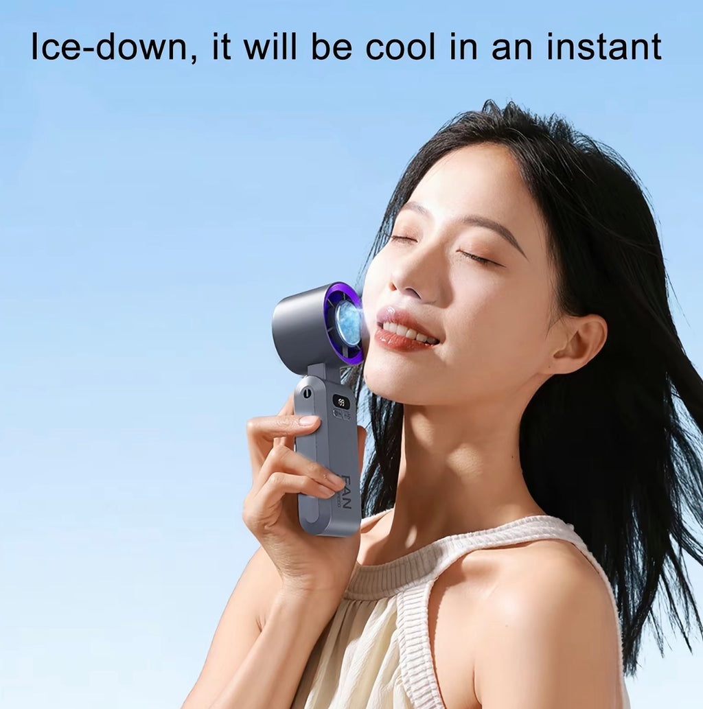 Portable Fan Handheld high speed fan 199 Adjustable Levels Fodable for summer vacation