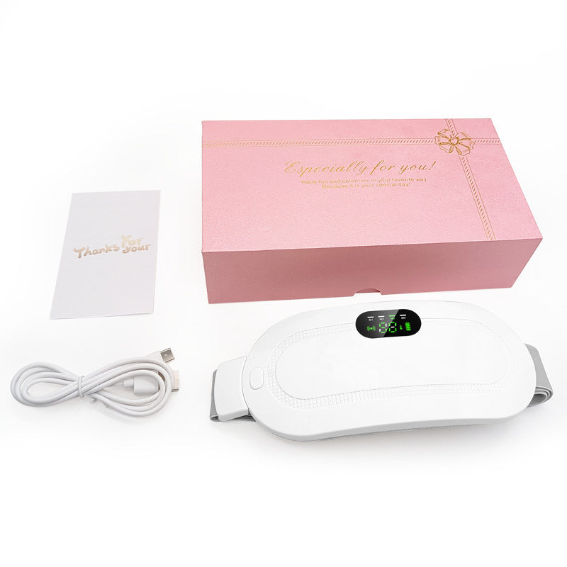 Menstrual Heating Pad Smart Uterus Warmer Belt, Cordless Heating Pad , Electric Waist Belt , Waist-Vibrating Abdominal massager