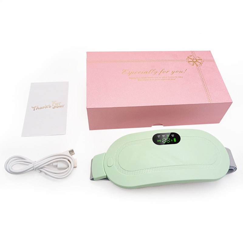 Menstrual Heating Pad Smart Uterus Warmer Belt, Cordless Heating Pad , Electric Waist Belt , Waist-Vibrating Abdominal massager