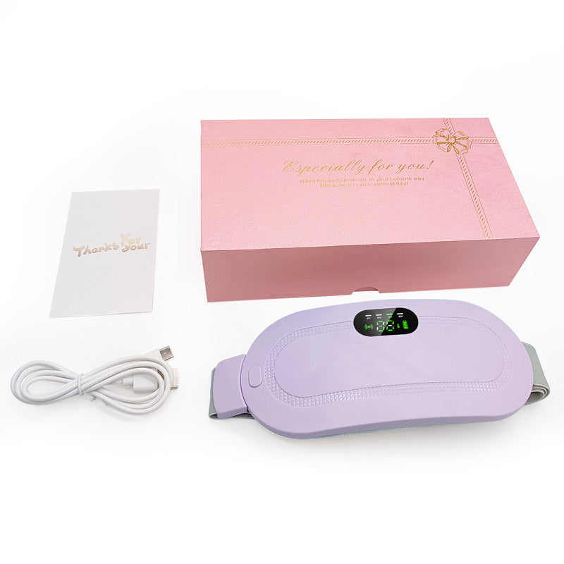 Menstrual Heating Pad Smart Uterus Warmer Belt, Cordless Heating Pad , Electric Waist Belt , Waist-Vibrating Abdominal massager